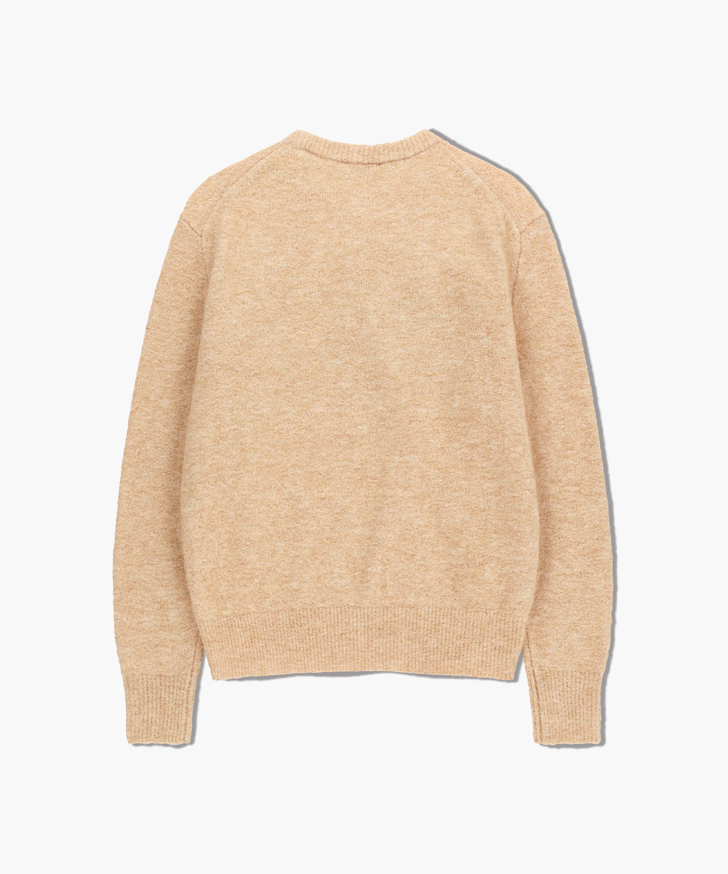 Marithe & Francois Girbaud - Boucle Classic Logo Knit Pullover (Ecru) product image 7 | TRAB K-Fashion Australia