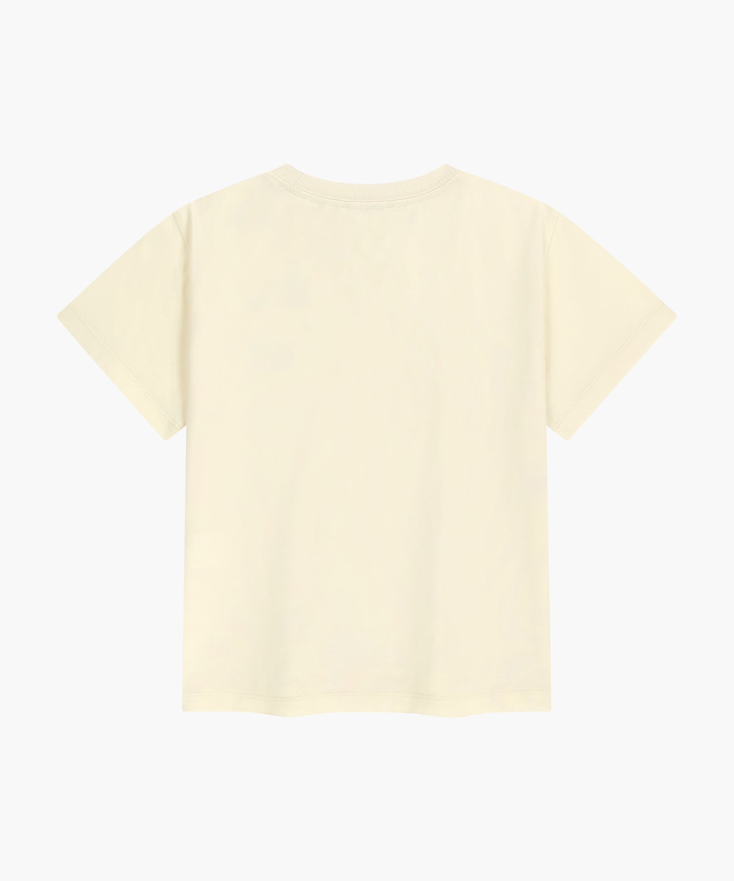 Marithe & Francois Girbaud - Antique Classic Logo Slim Crop Tee (Cream) product image 7 | TRAB K-Fashion Australia