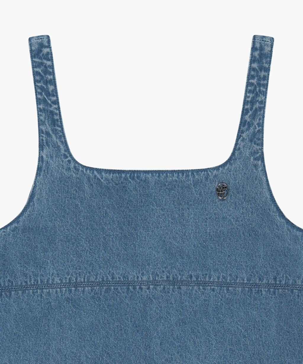 Marithe & Francois Girbaud - Denim Sleeveless Dress (Light Blue) product image 7 | TRAB K-Fashion Australia