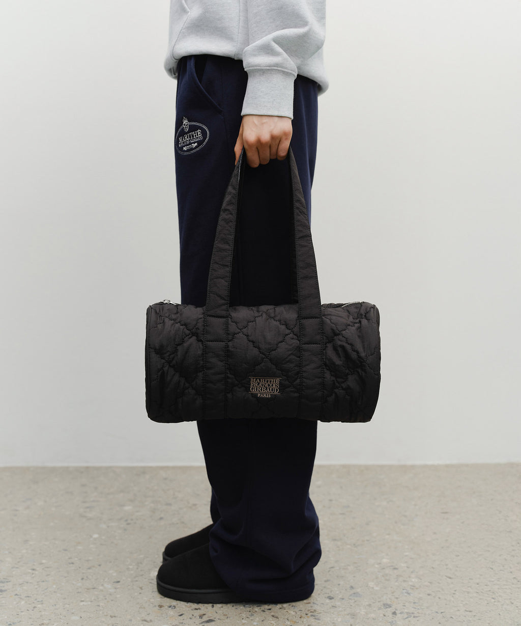 Marithe & Francois Girbaud - Classic Logo Padding Duffle Bag (Black) product image 7 | TRAB K-Fashion Australia