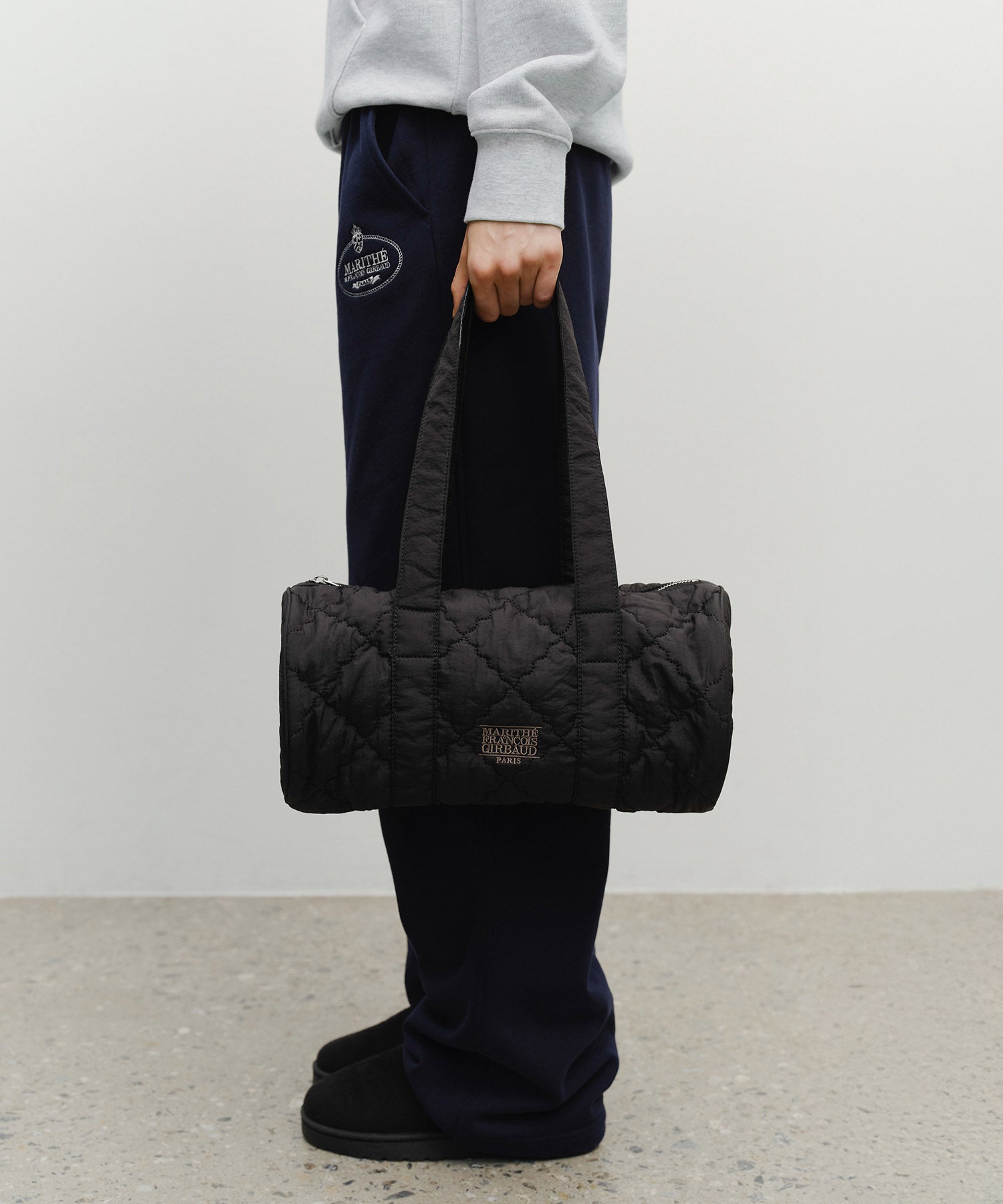 Marithe & Francois Girbaud - Classic Logo Padding Duffle Bag (Black) product image 7 | TRAB K-Fashion Australia