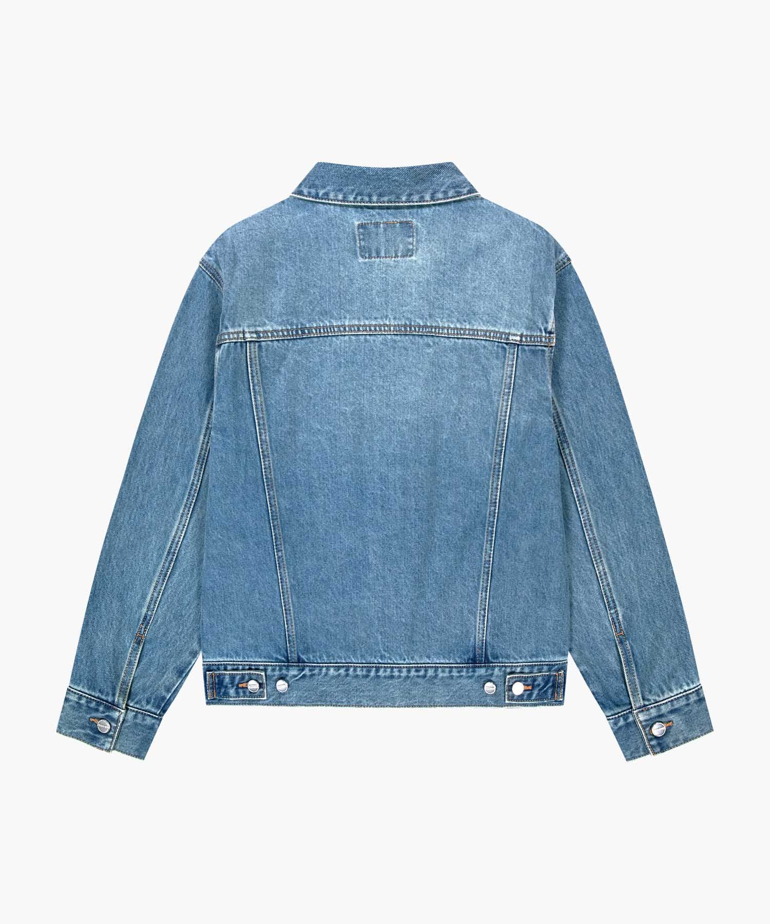 Marithe & Francois Girbaud - Denim Trucker Jacket (Light Blue) product image 7 | TRAB K-Fashion Australia