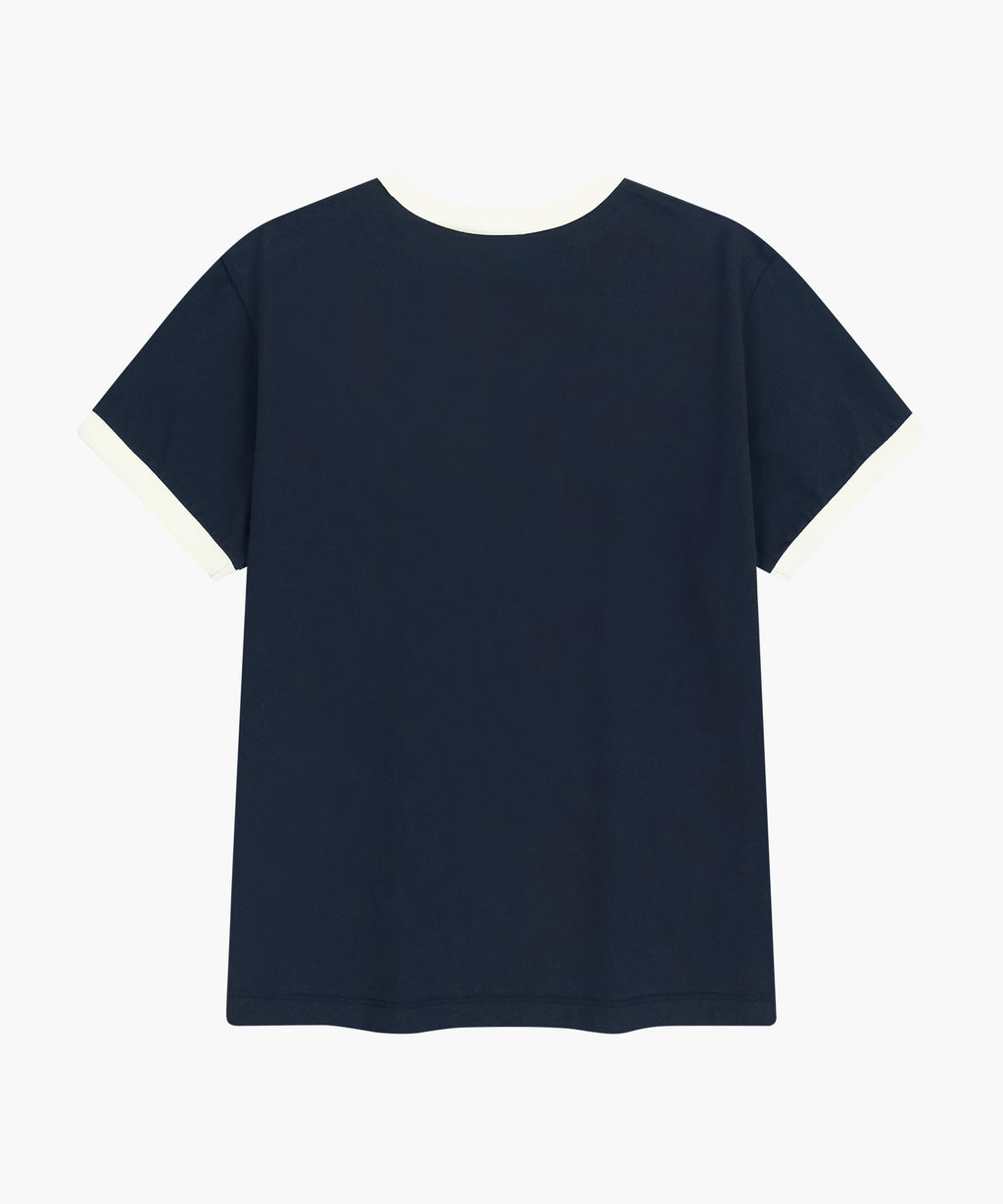 Marithe & Francois Girbaud - Vintage Logo Ringer Tee (Navy) product image 7 | TRAB K-Fashion Australia