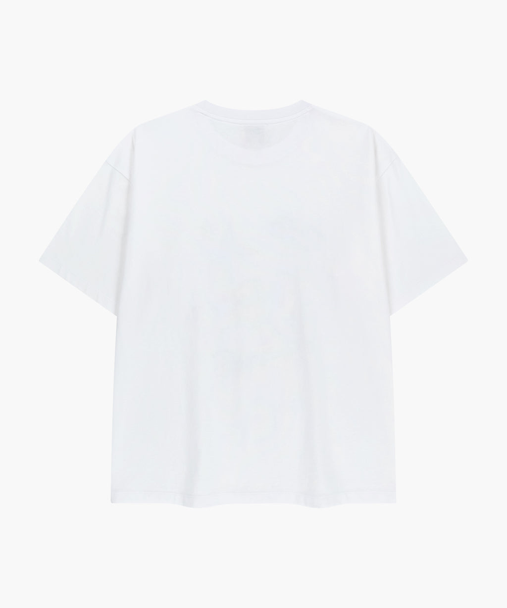 Marithe & Francois Girbaud - Unicorn Graphic Oversized Tee (White) product image 7 | TRAB K-Fashion Australia