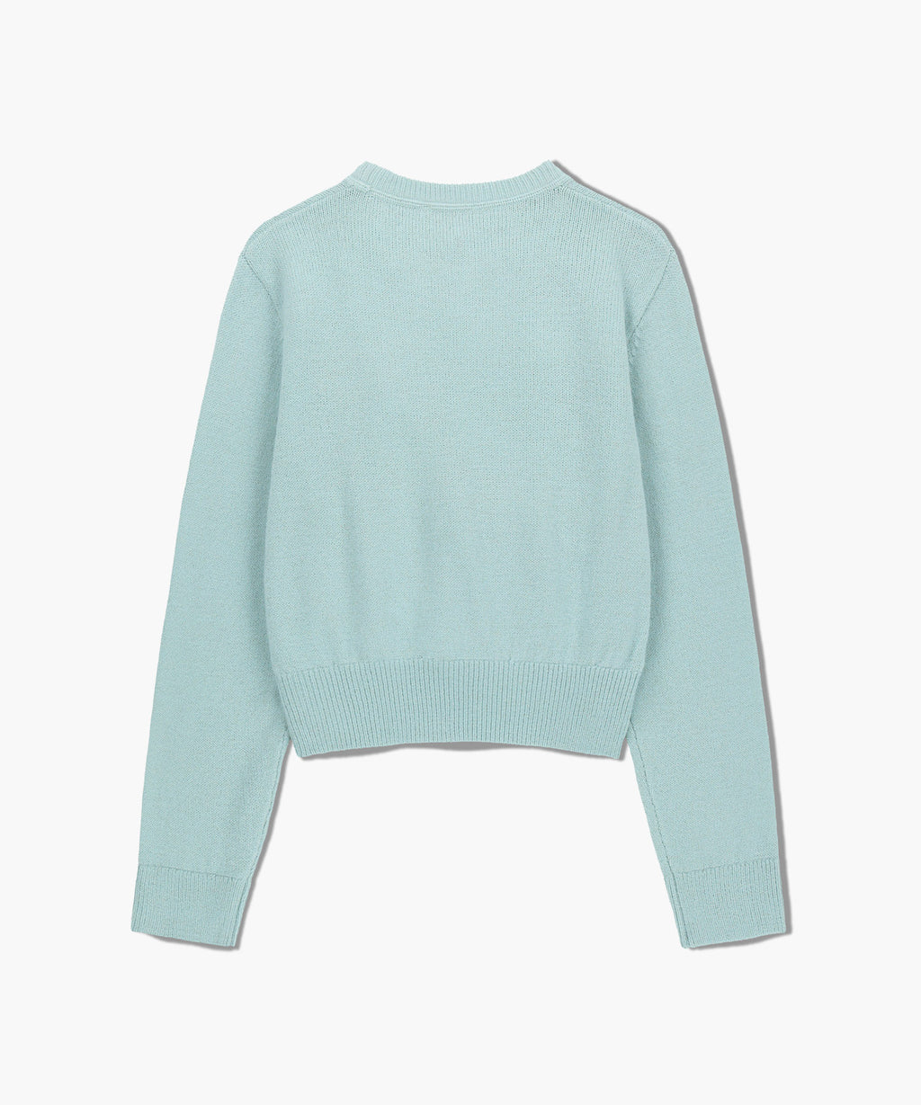 Marithe & Francois Girbaud - Marithe Sport W M+fg Logo Crop Pullover (Sky Blue) product image 7 | TRAB K-Fashion Australia