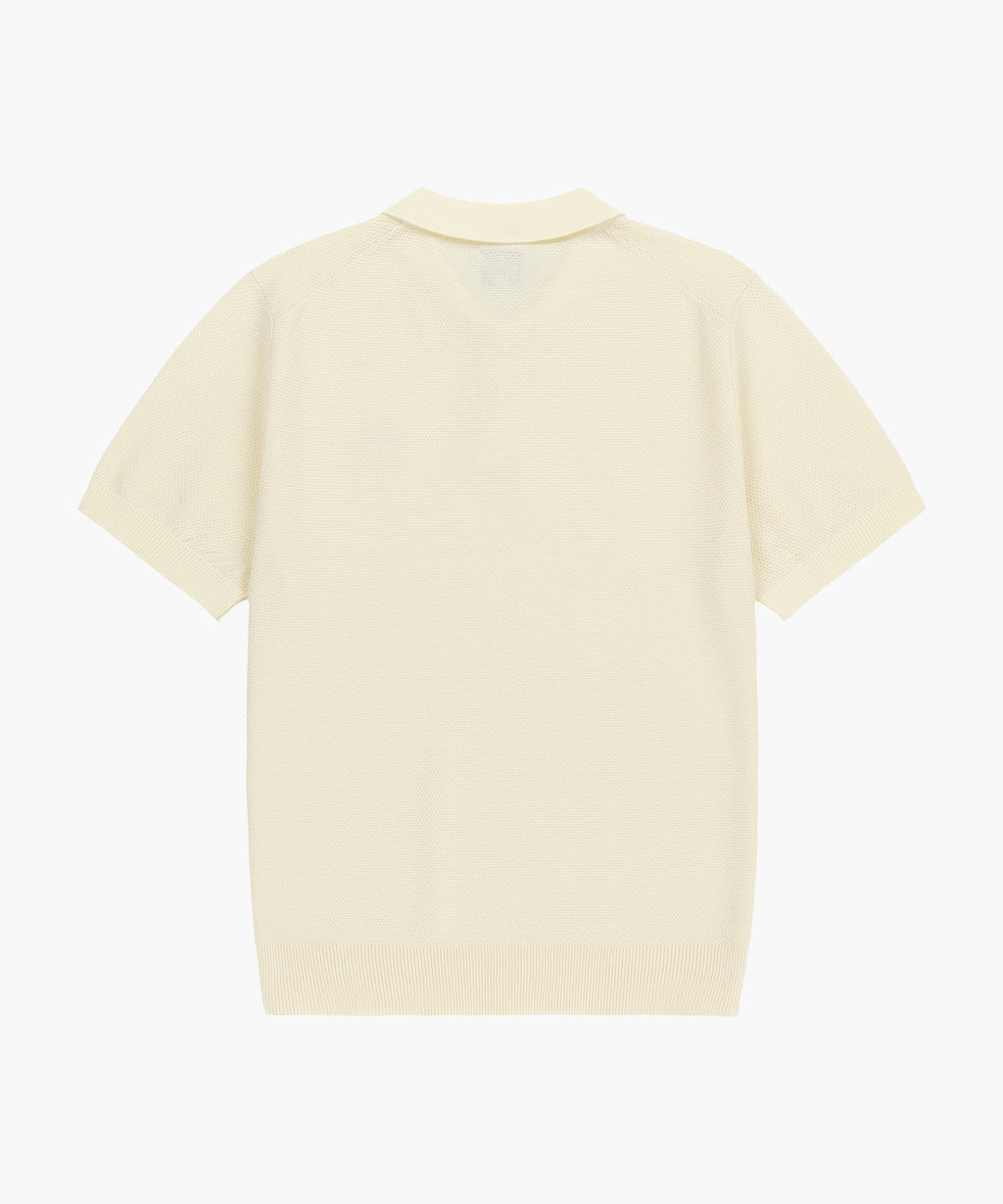 Marithe & Francois Girbaud - Cool Touch Collar Half Knit (Light Beige) product image 7 | TRAB K-Fashion Australia