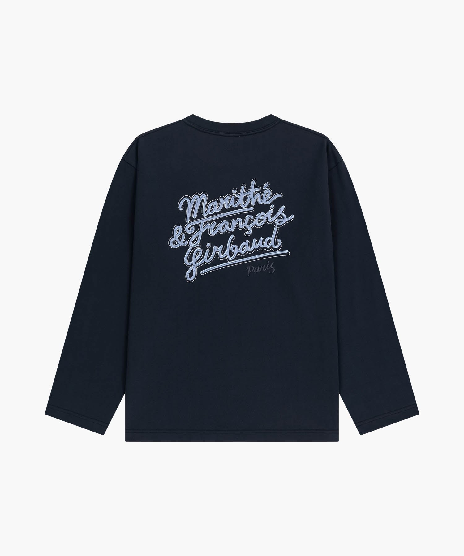 Marithe & Francois Girbaud - Back Drawing Logo Long Sleeve Tee (Navy) product image 7 | TRAB K-Fashion Australia