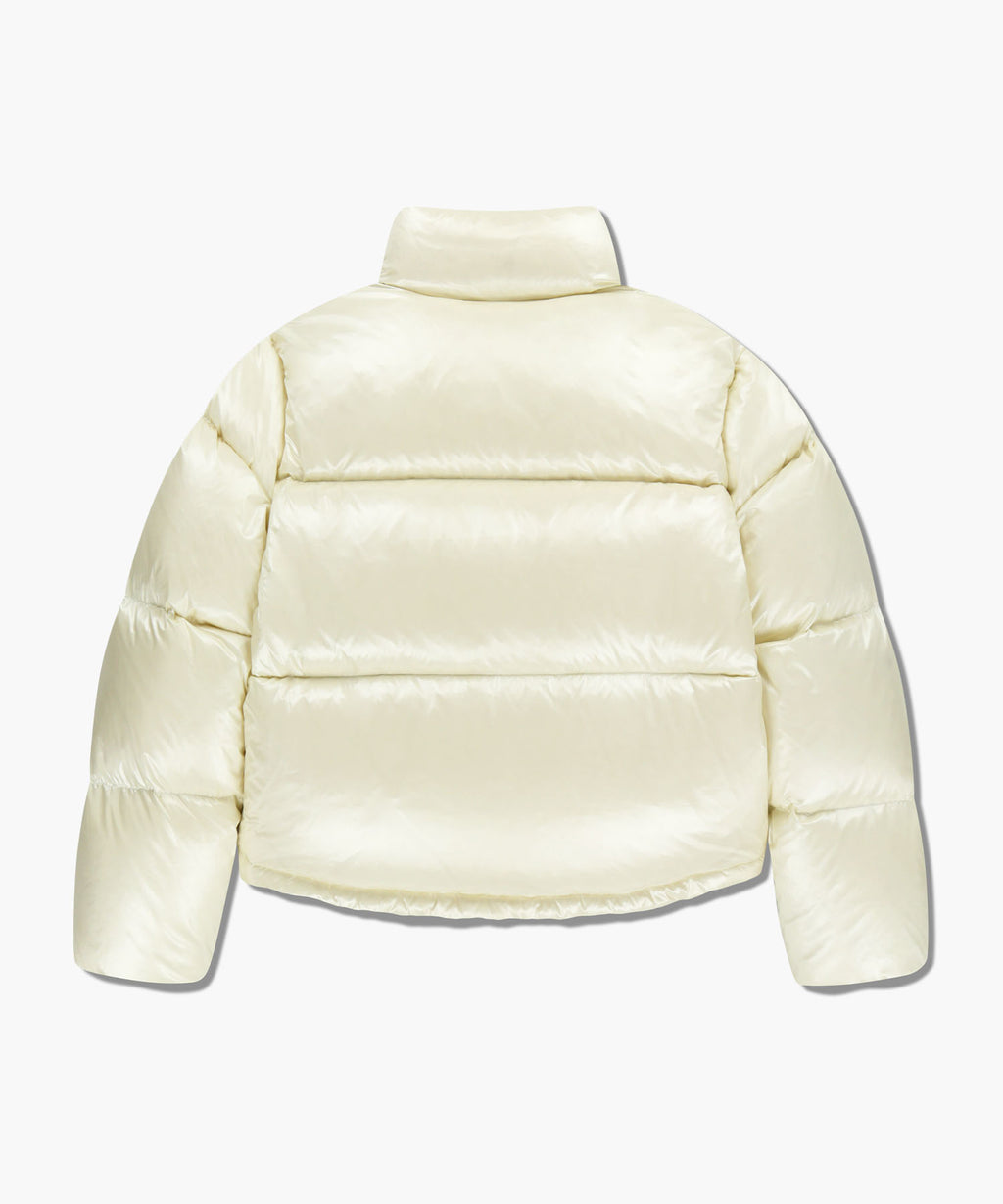 Marithe & Francois Girbaud - Glossy Crop Down Jacket (Ivory) product image 7 | TRAB K-Fashion Australia