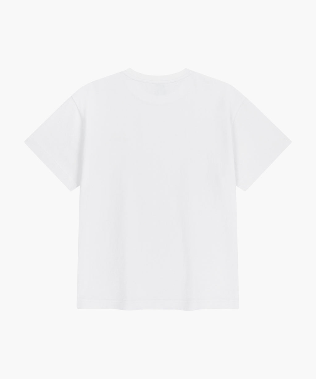 Marithe & Francois Girbaud - Embo Small Regular Logo Tee (White) product image 7 | TRAB K-Fashion Australia