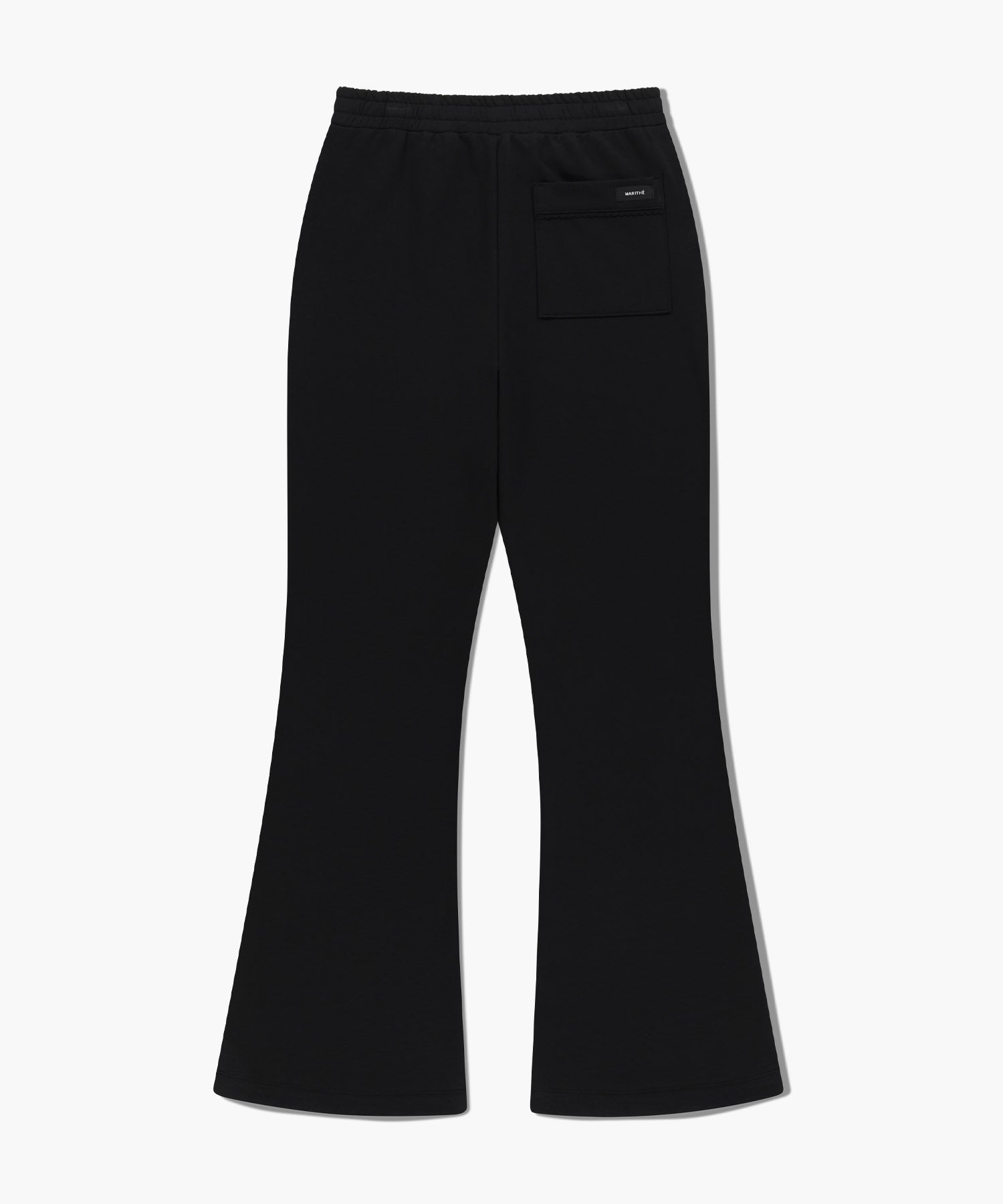Marithe & Francois Girbaud - Lace Point Boots Cut Sweat Pants (Black) product image 7 | TRAB K-Fashion Australia