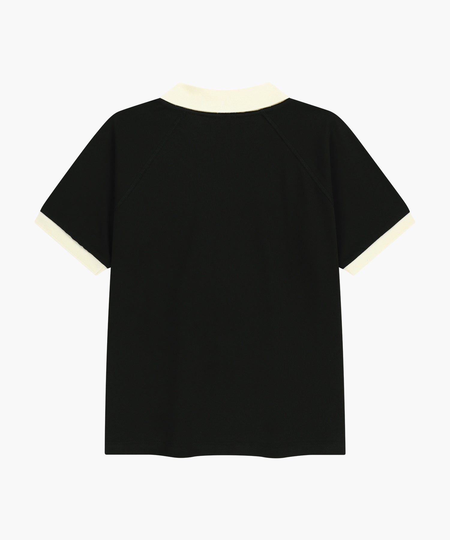 Marithe & Francois Girbaud - Small Classic Logo Pk Collar Point Tee (Black) product image 7 | TRAB K-Fashion Australia