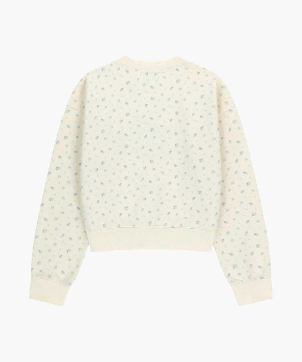 Marithe & Francois Girbaud - Classic Logo Crop Sweatshirt (Flower) product image 7 | TRAB K-Fashion Australia
