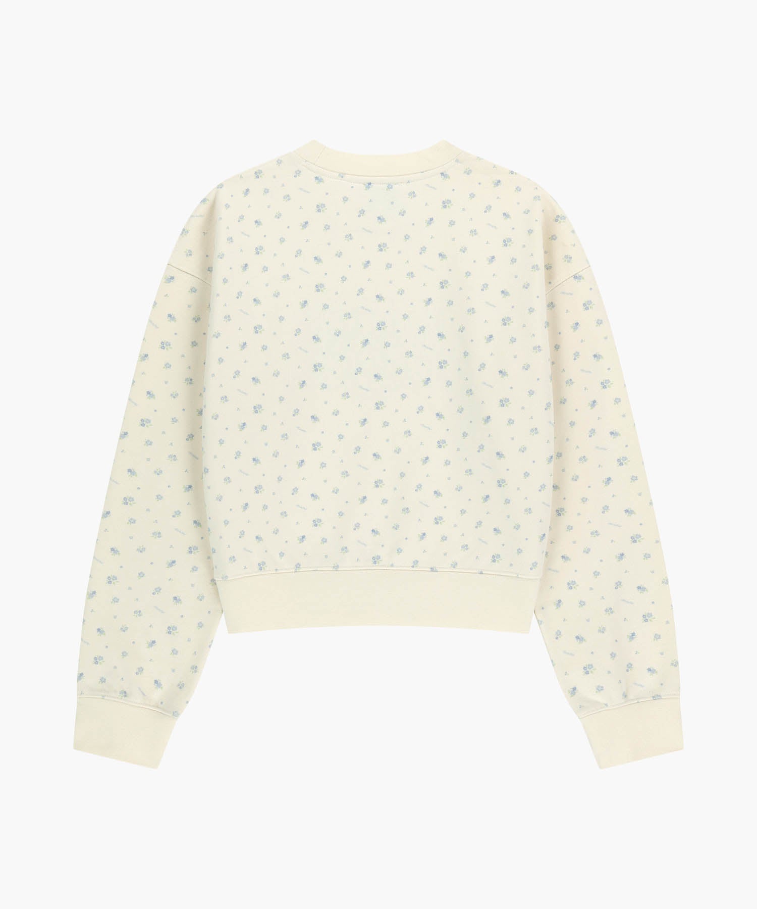 Marithe & Francois Girbaud - Classic Logo Crop Sweatshirt (Flower) product image 7 | TRAB K-Fashion Australia