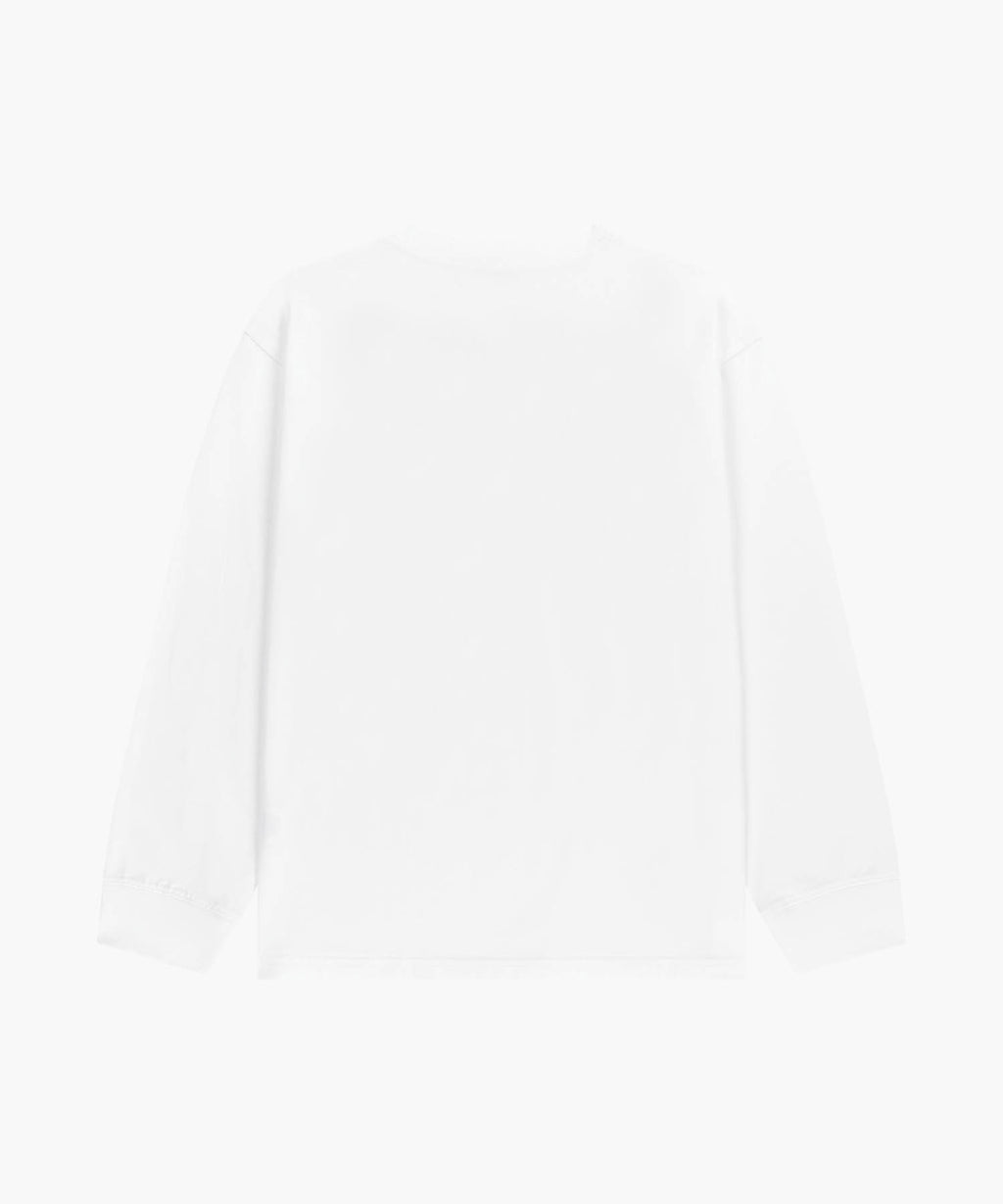 Marithe & Francois Girbaud - Doodle Classic Logo Long Sleeve Tee (White) product image 7 | TRAB K-Fashion Australia