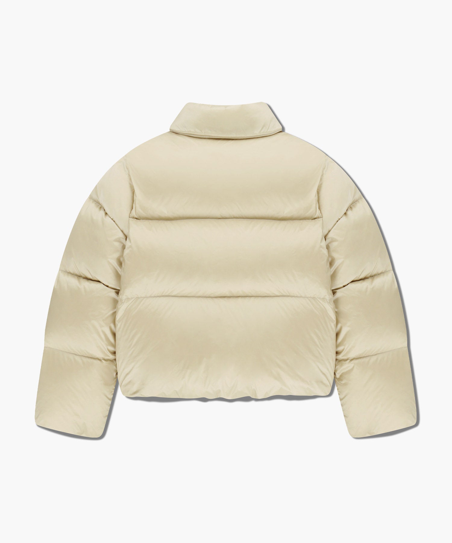 Marithe & Francois Girbaud - Collar Crop Down Jacket (Light Beige) product image 10 | TRAB K-Fashion Australia
