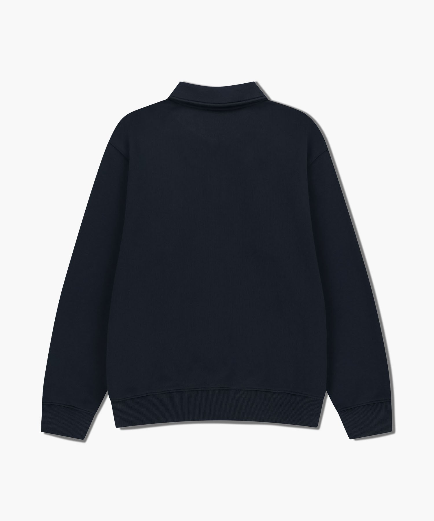 Marithe & Francois Girbaud - Baseball Logo Collar Half Zipup Sweatshirt (Navy) product image 7 | TRAB K-Fashion Australia