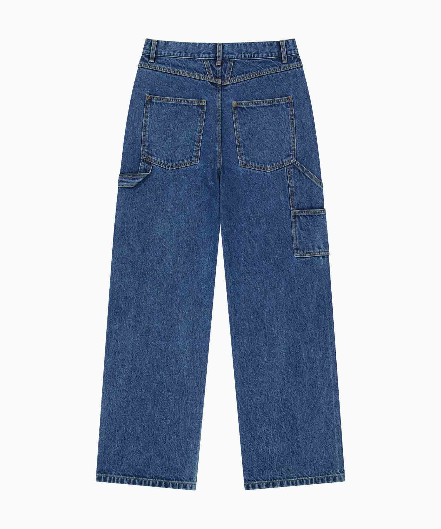 Marithe & Francois Girbaud - Double Knee Denim Pants (Blue) product image 7 | TRAB K-Fashion Australia
