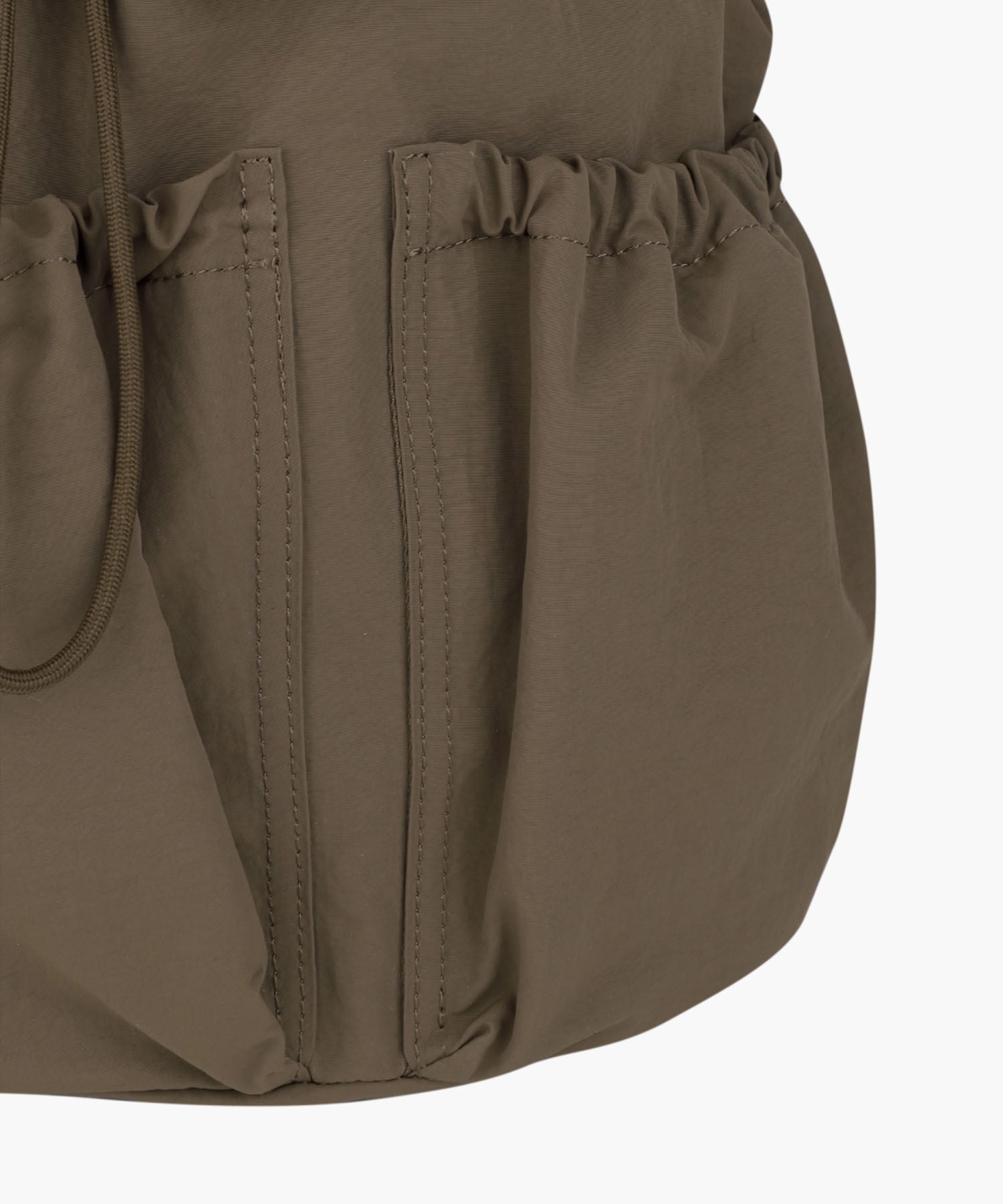 Marithe & Francois Girbaud - Classic Logo Stopper Pocket Backpack (Brown) product image 7 | TRAB K-Fashion Australia