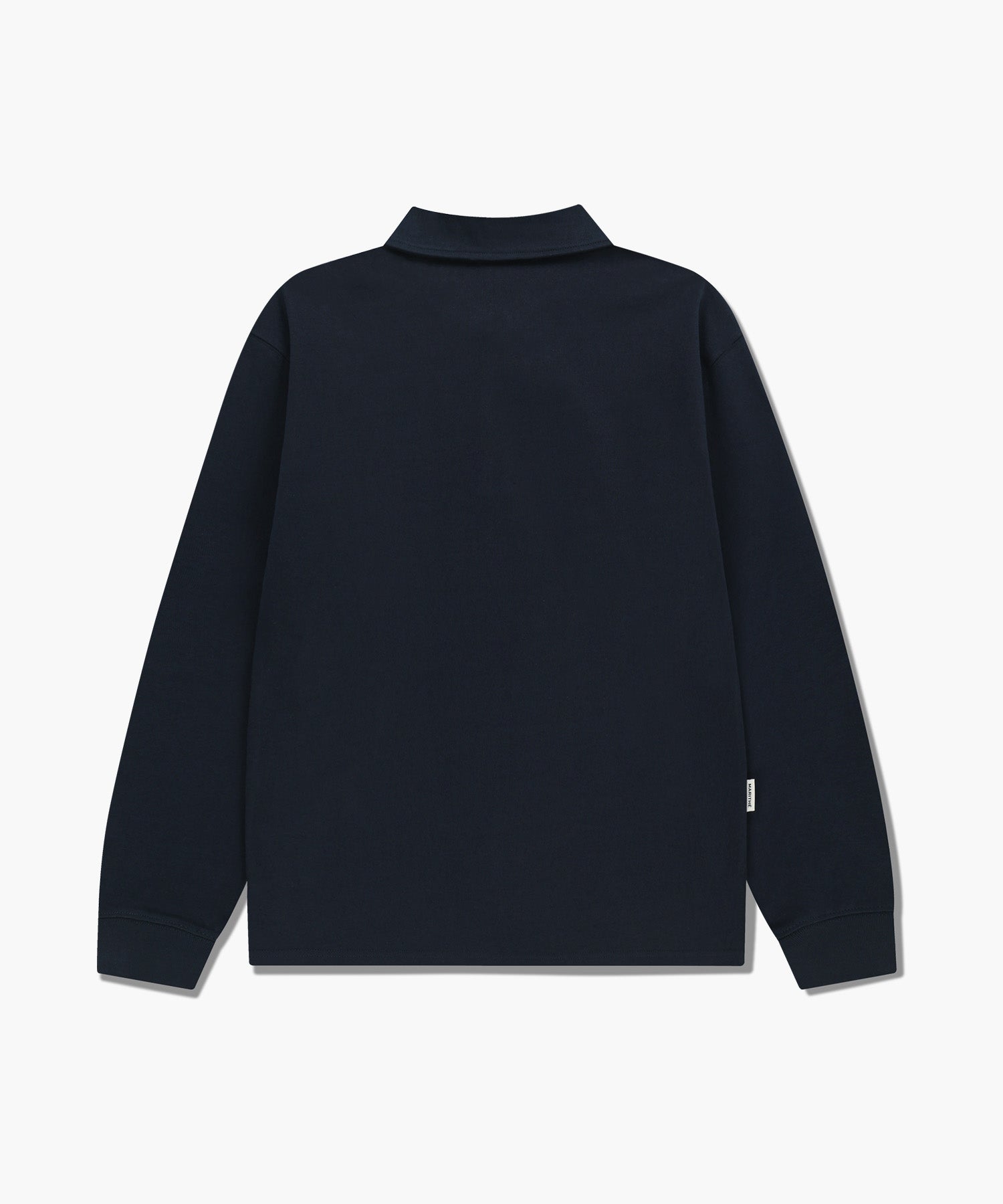 Marithe & Francois Girbaud - Crest Logo Jersey Polo Long Sleeve (Navy) product image 7 | TRAB K-Fashion Australia