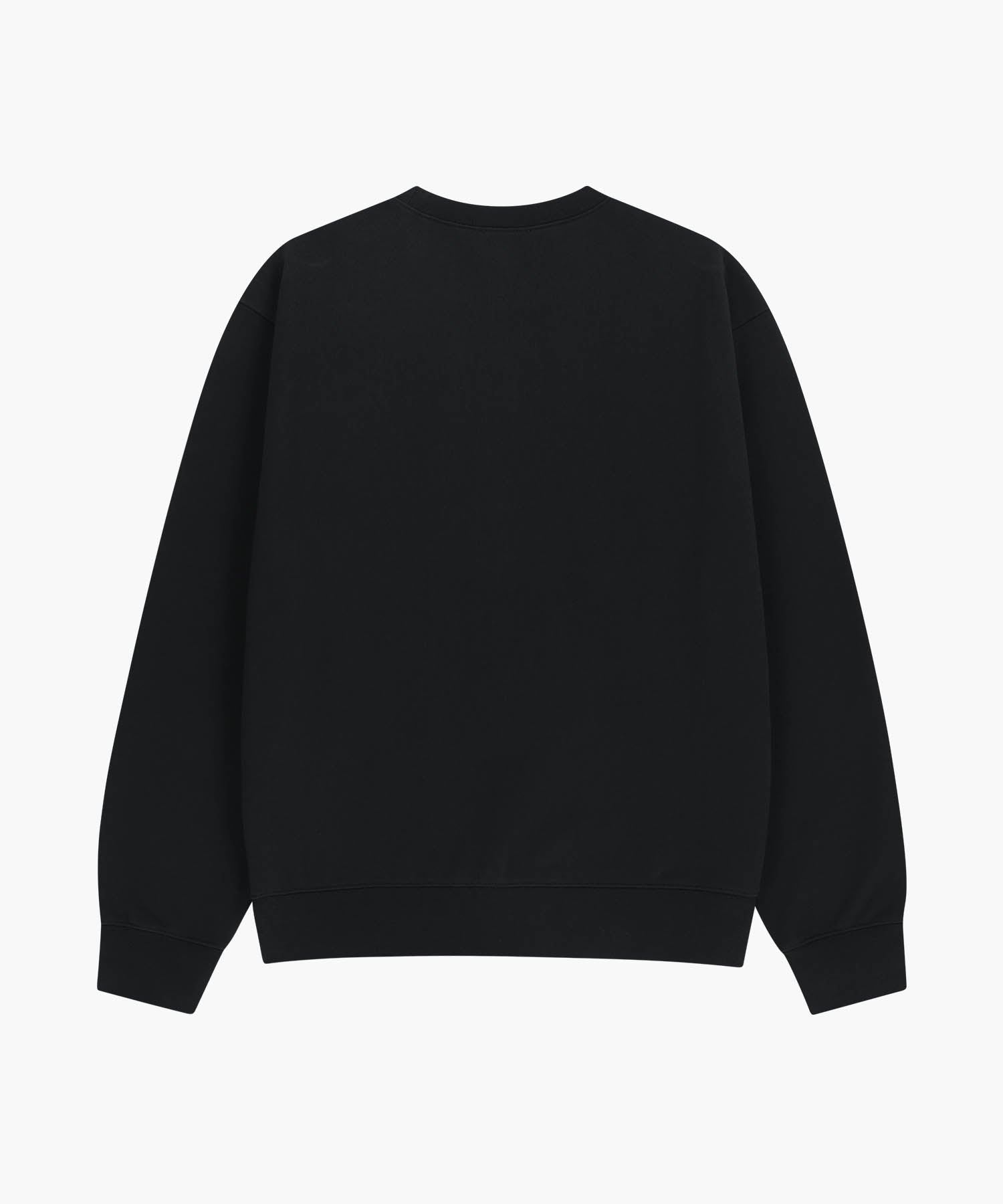 Marithe & Francois Girbaud - Classic Logo Embroidery Sweatshirt (Black Black) product image 7 | TRAB K-Fashion Australia