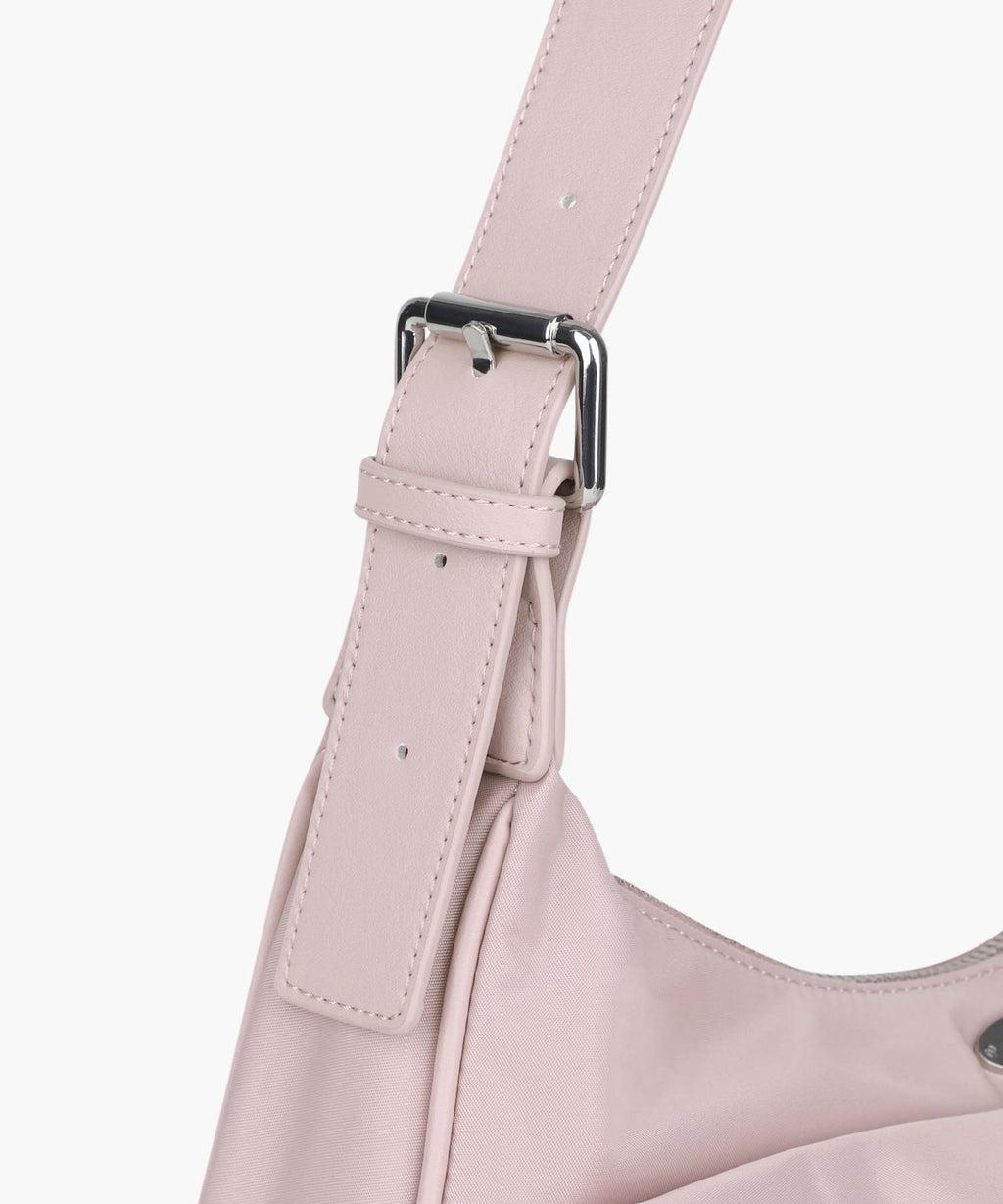 Marithe & Francois Girbaud - Regular Logo 2way Hobo Bag (Pink) product image 11 | TRAB K-Fashion Australia