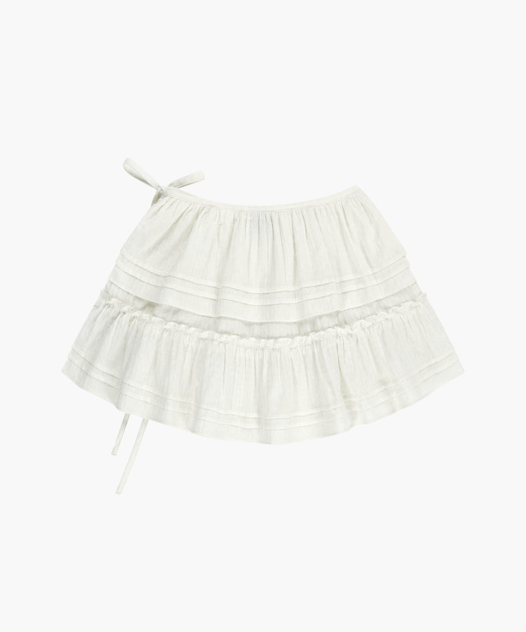 Marithe & Francois Girbaud - Layered Ruffle Skirt (White) product image 7 | TRAB K-Fashion Australia