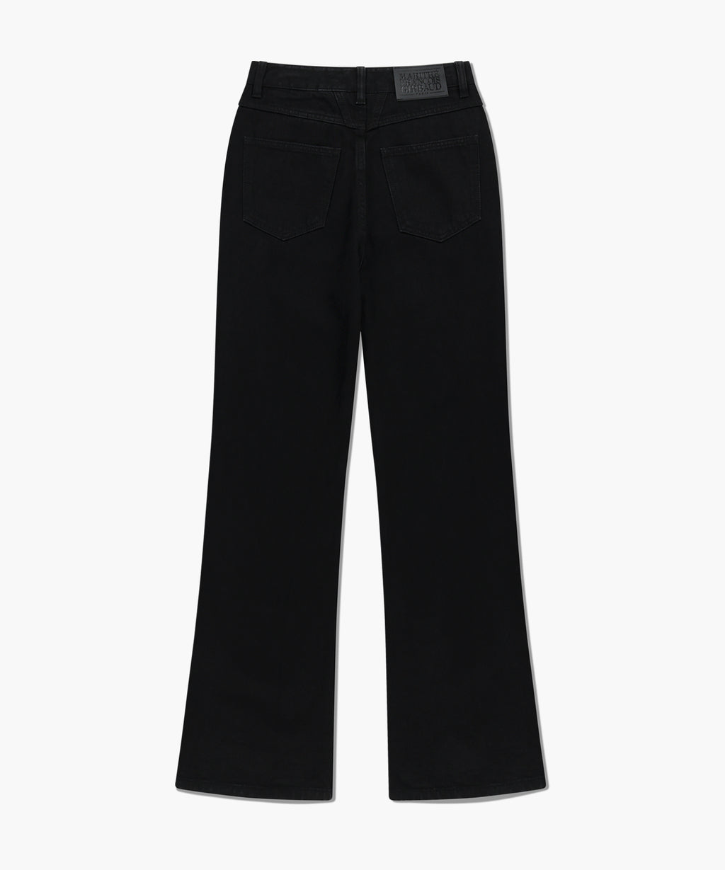 Marithe & Francois Girbaud - Slim Boot-cut Denim Pants (Black) product image 7 | TRAB K-Fashion Australia