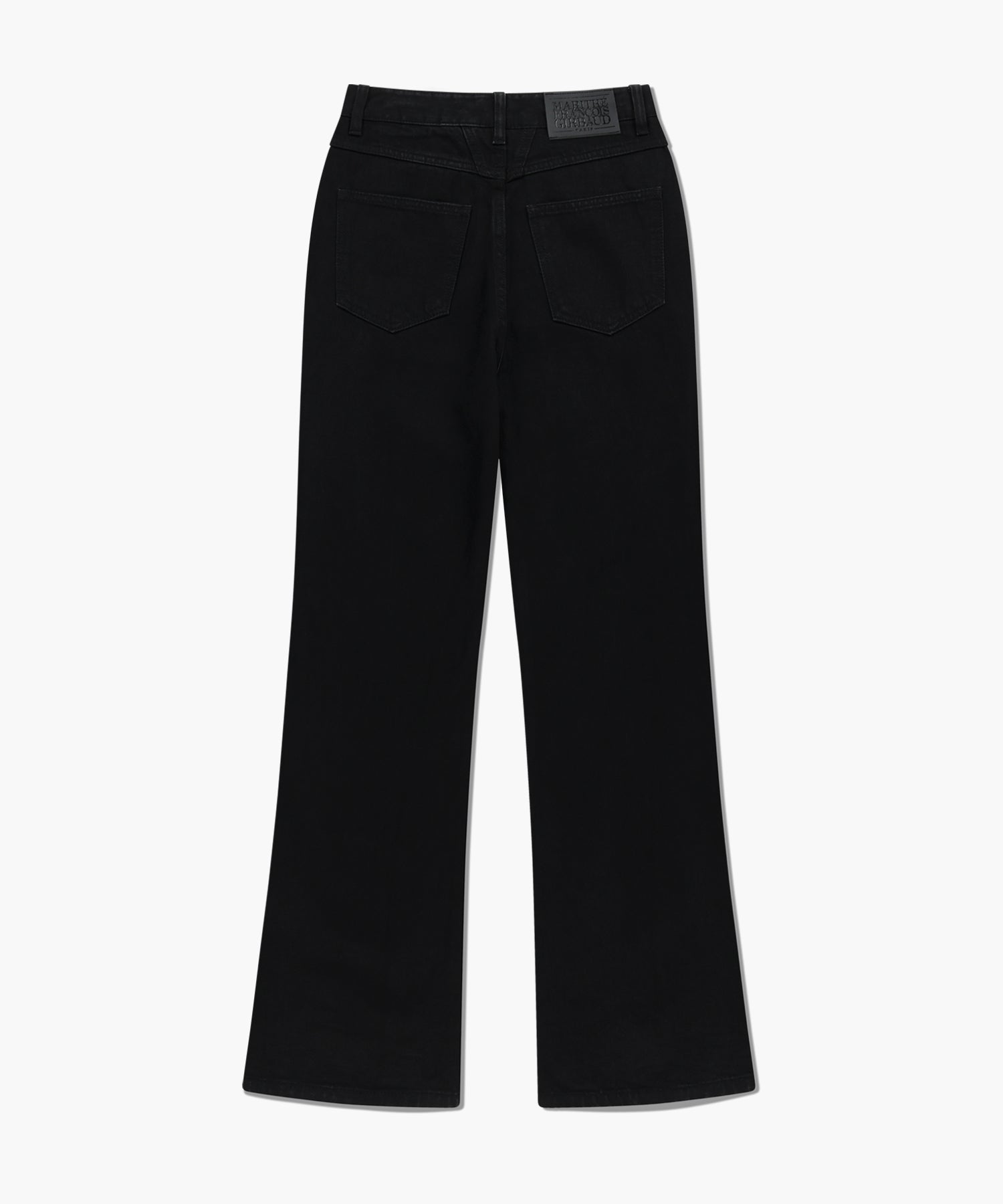 Marithe & Francois Girbaud - Slim Boot-cut Denim Pants (Black) product image 7 | TRAB K-Fashion Australia