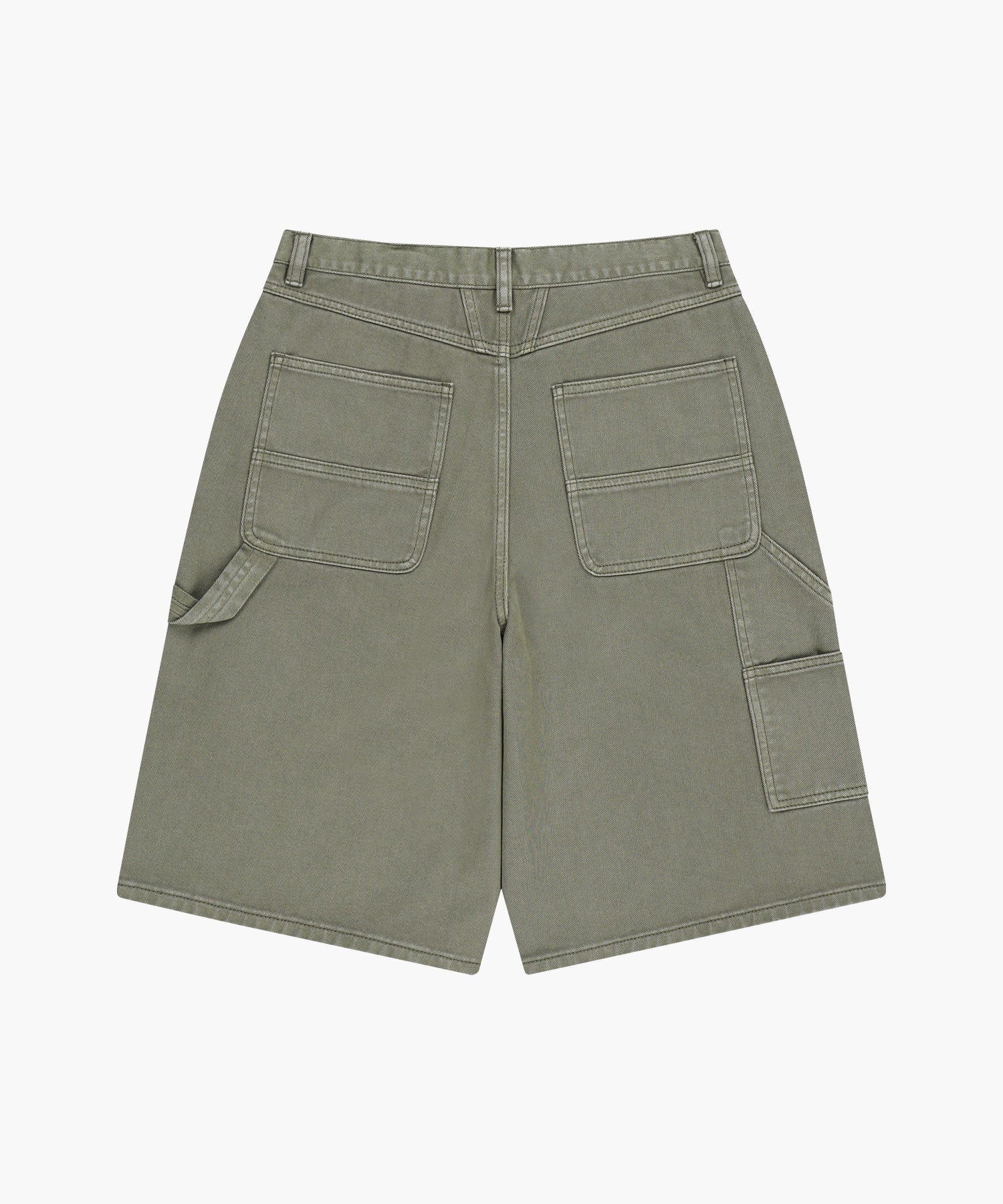 Marithe & Francois Girbaud - Bermuda Carpenter Denim Shorts (Gray Khaki) product image 7 | TRAB K-Fashion Australia