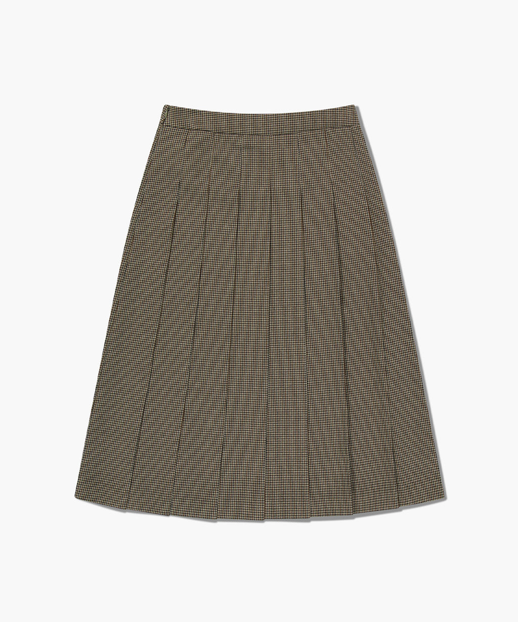 Marithe & Francois Girbaud - Side Buckle Pleated Midi Skirt (Brown) product image 10 | TRAB K-Fashion Australia