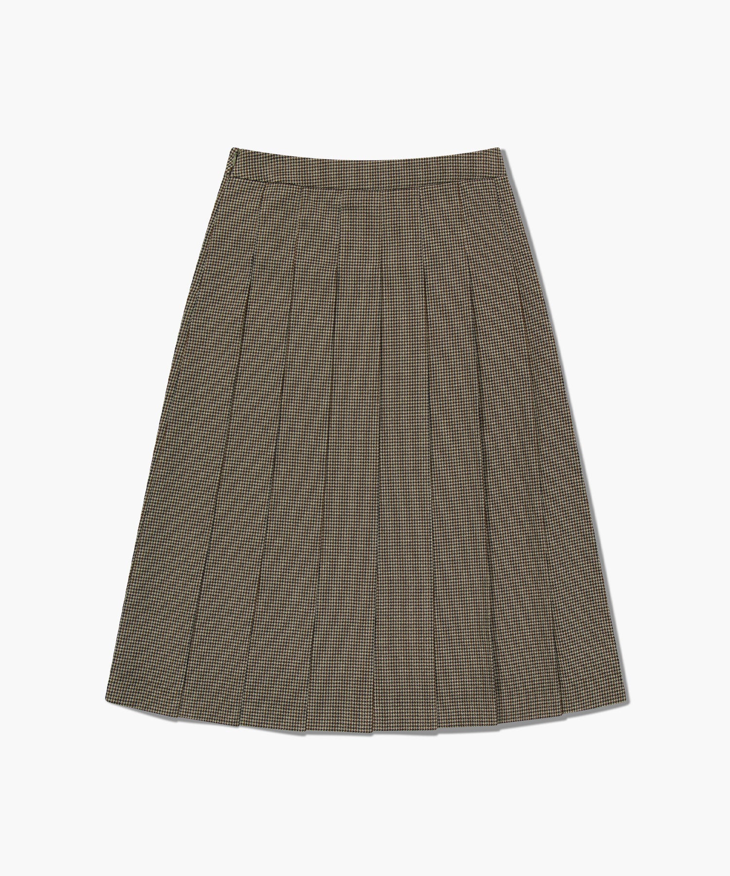 Marithe & Francois Girbaud - Side Buckle Pleated Midi Skirt (Brown) product image 10 | TRAB K-Fashion Australia