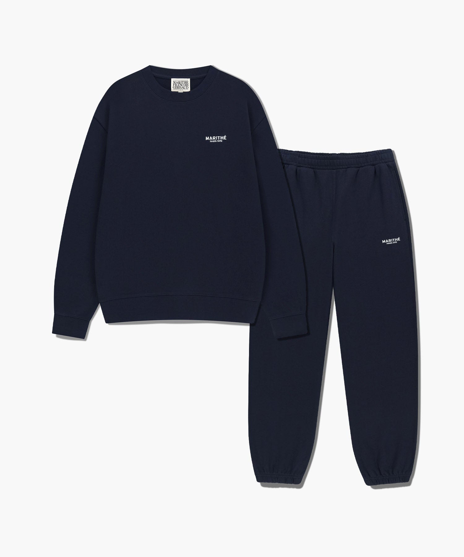 Marithe & Francois Girbaud - Regular Logo Sweat Set-up (Navy) product image 7 | TRAB K-Fashion Australia