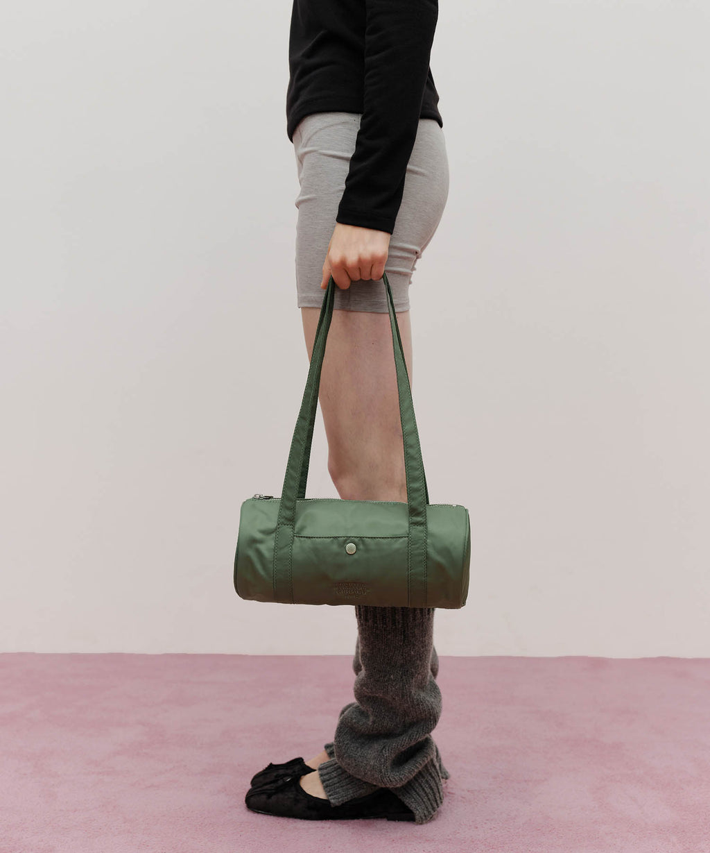 Marithe & Francois Girbaud - Classic Logo Mini Duffle Bag (Gray Khaki) product image 7 | TRAB K-Fashion Australia