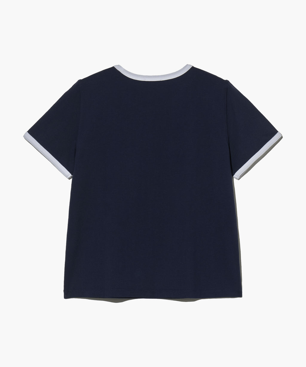Marithe & Francois Girbaud - [Pre-order – Ships 19 Jun] Classic Logo Ringer Tee (Navy) product image 7 | TRAB K-Fashion Australia