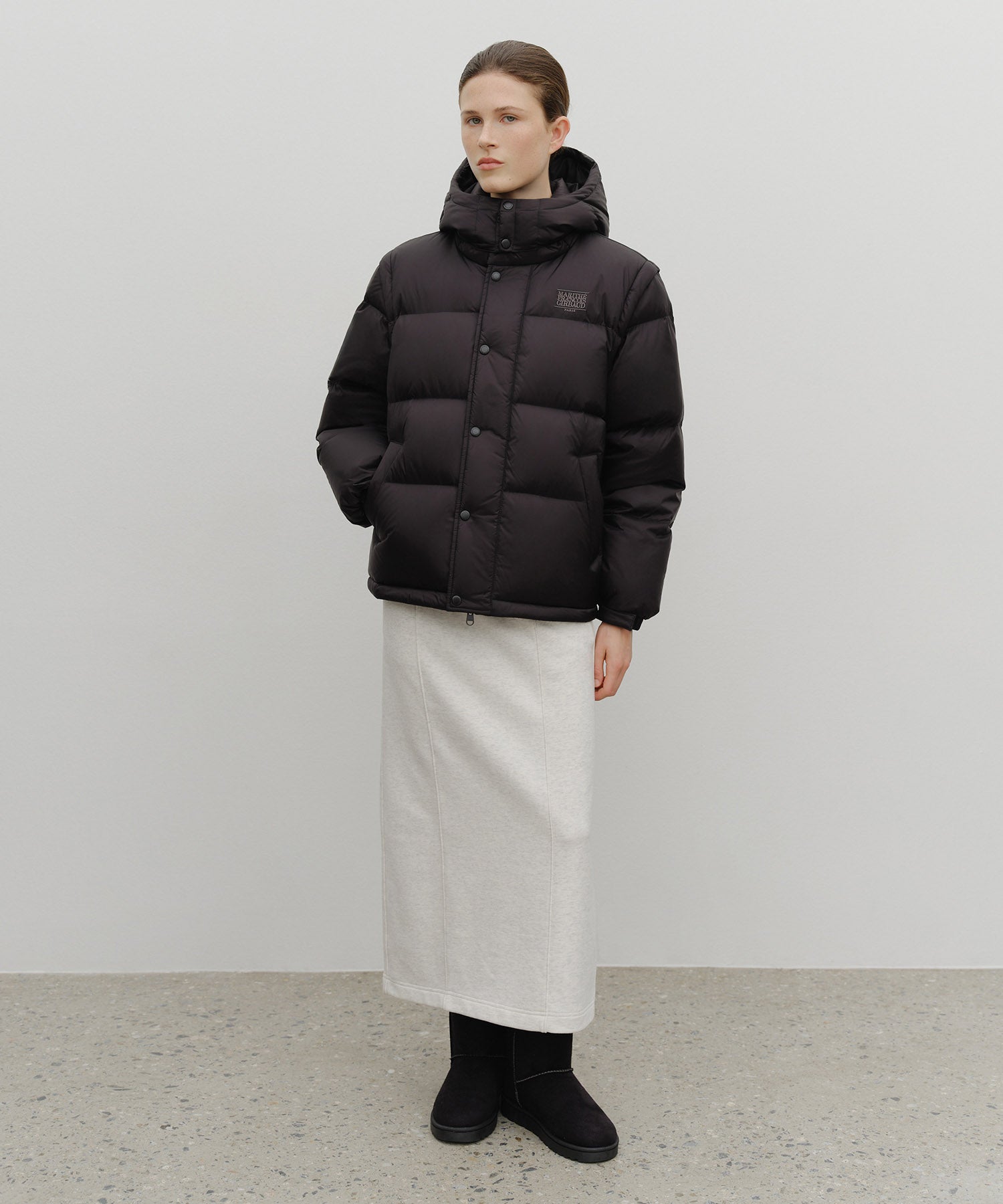 Marithe & Francois Girbaud - Detatchable Down Jacket (Black) product image 8 | TRAB K-Fashion Australia