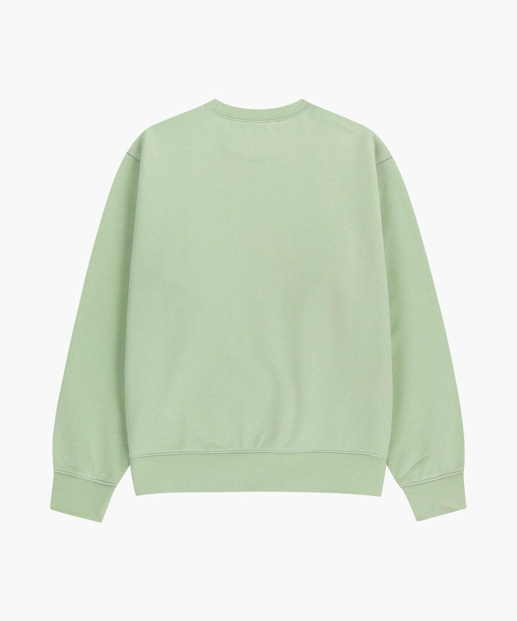 Marithe & Francois Girbaud - Classic Logo Embroidery Sweatshirt (Light Green) product image 7 | TRAB K-Fashion Australia