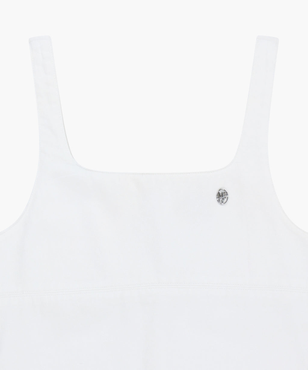 Marithe & Francois Girbaud - Denim Sleeveless Dress (Off White) product image 7 | TRAB K-Fashion Australia