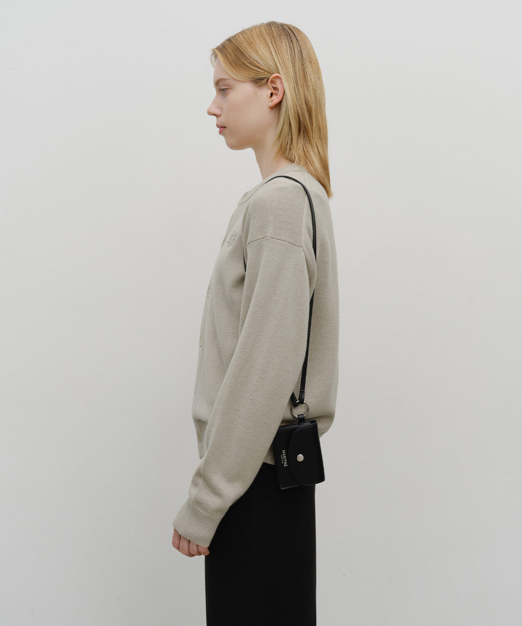 Marithe & Francois Girbaud - Regular Logo Keyring Wallet (Black) product image 7 | TRAB K-Fashion Australia