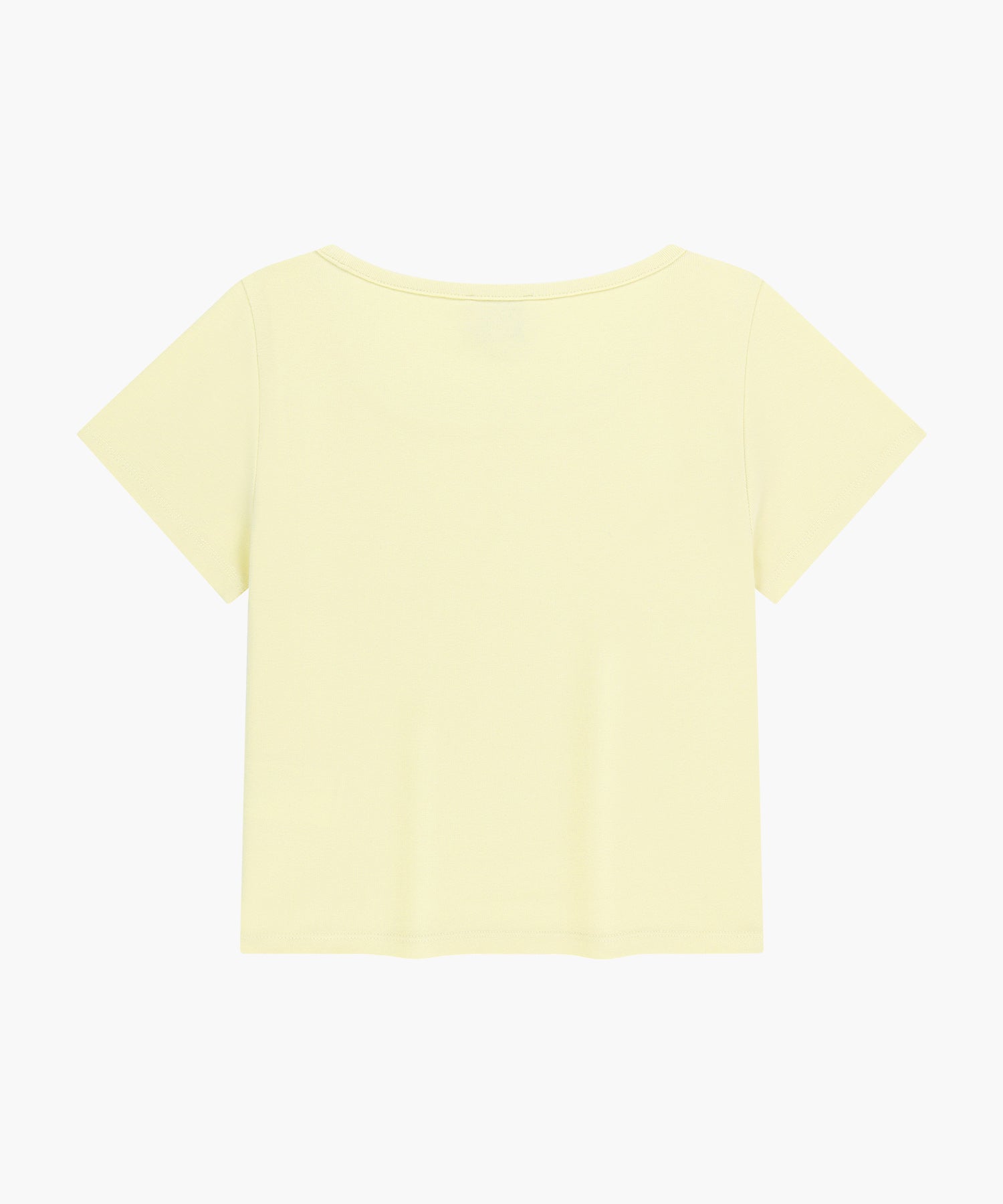 Marithe & Francois Girbaud - Basic Crop Tee (Light Yellow) product image 7 | TRAB K-Fashion Australia