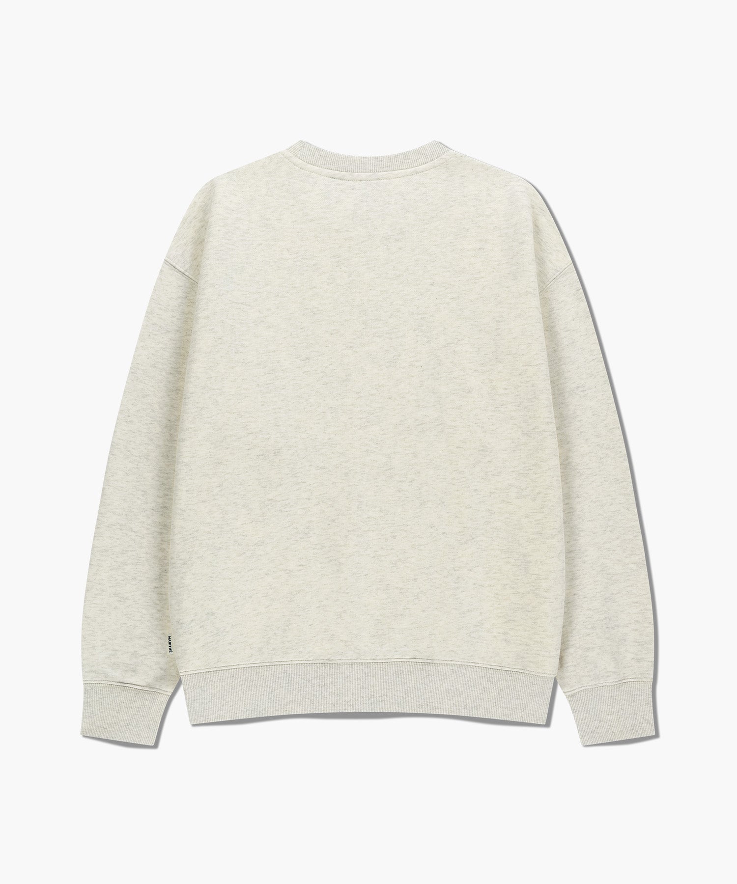 Marithe & Francois Girbaud - Applique Logo Oversized Sweatshirt (brushed) (Oatmeal) product image 7 | TRAB K-Fashion Australia