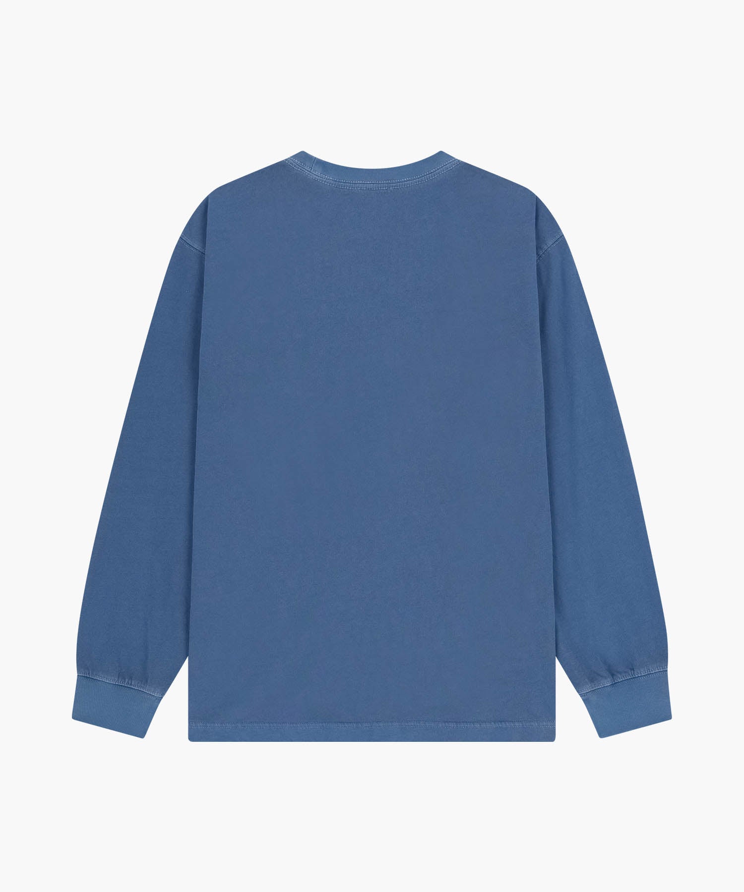 Marithe & Francois Girbaud - Shadow Classic Logo Dyeing Long Sleeve Tee (Blue) product image 7 | TRAB K-Fashion Australia