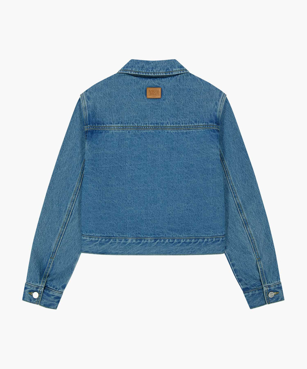 Marithe & Francois Girbaud - Crop Denim Blouson Jacket (Blue) product image 7 | TRAB K-Fashion Australia
