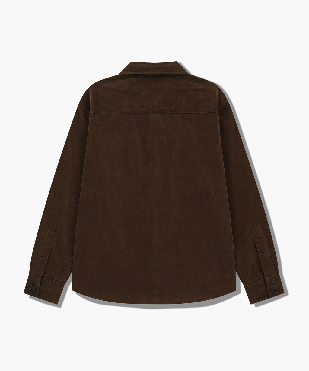 Marithe & Francois Girbaud - Classic Corduroy Shirt (Dark Brown) product image 7 | TRAB K-Fashion Australia