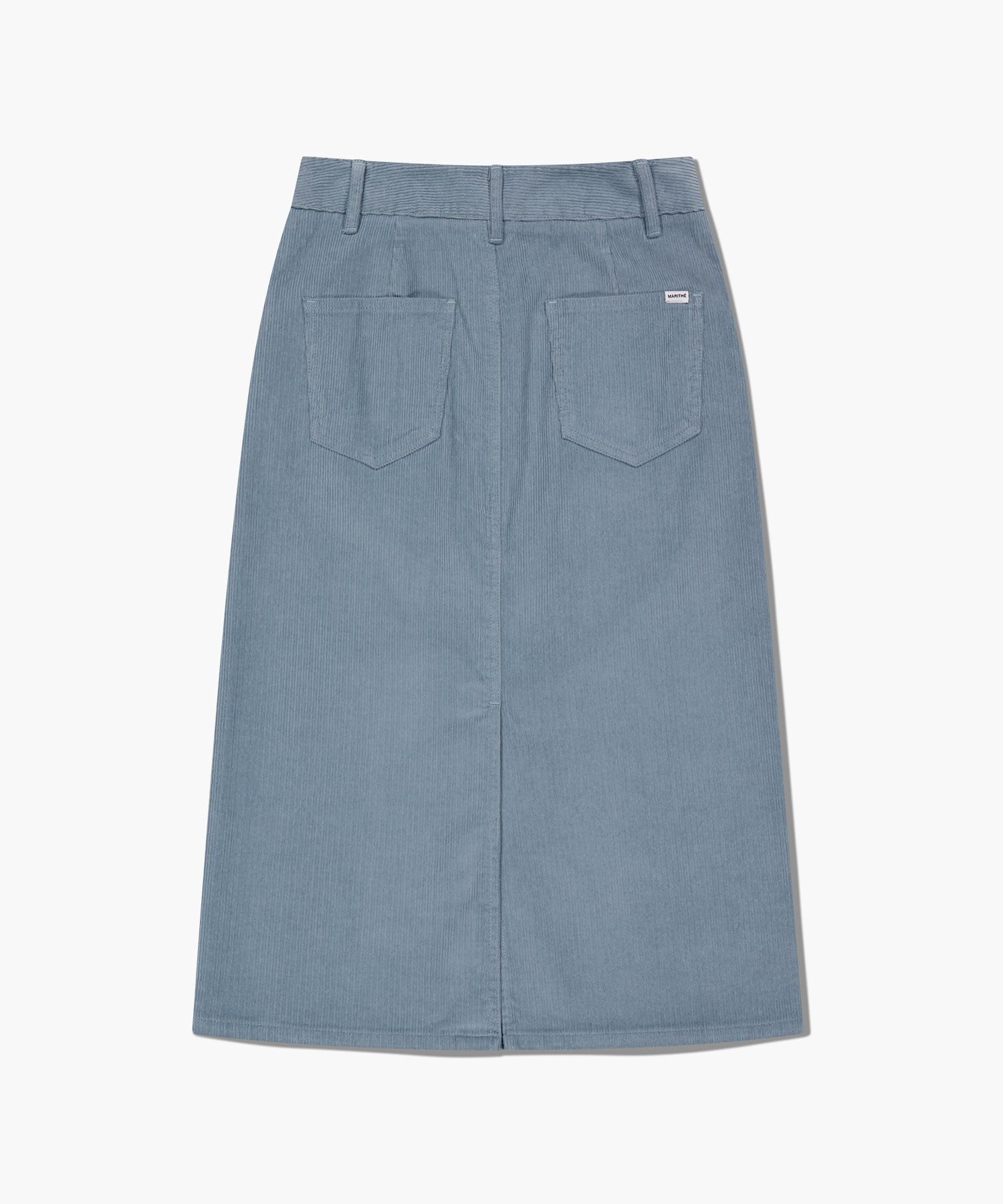 Marithe & Francois Girbaud - Classic Corduroy Midi Skirt (Sky Blue) product image 7 | TRAB K-Fashion Australia