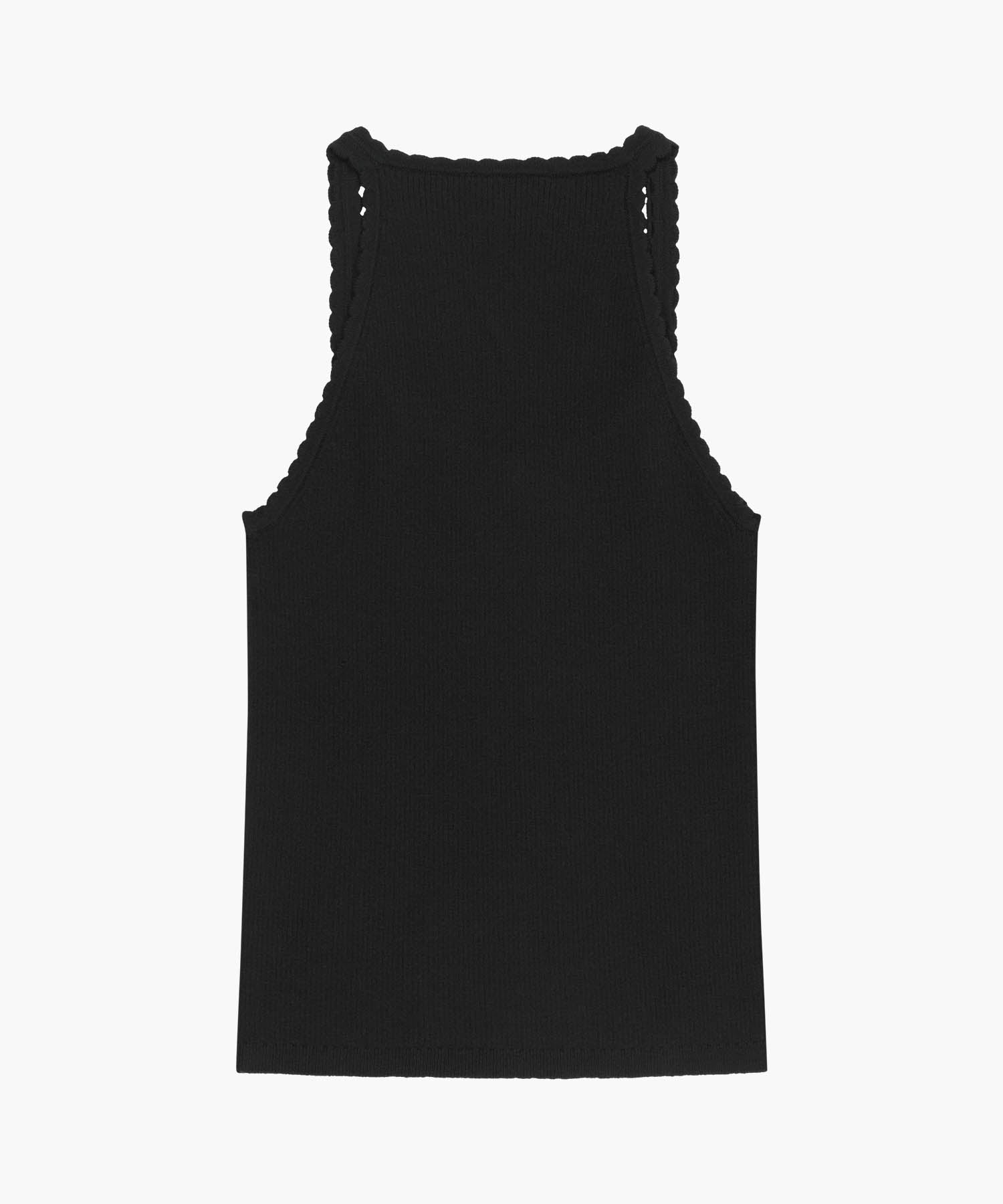 Marithe & Francois Girbaud - Lace Point Knit Vest (Black) product image 7 | TRAB K-Fashion Australia