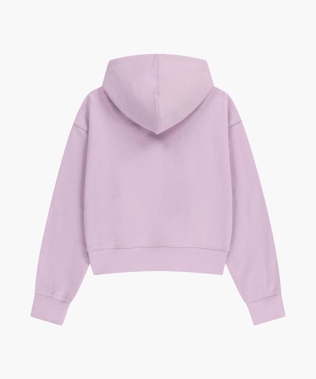 Marithe & Francois Girbaud - Drawing Classic Logo Crop Hoodie (Lavender) product image 7 | TRAB K-Fashion Australia