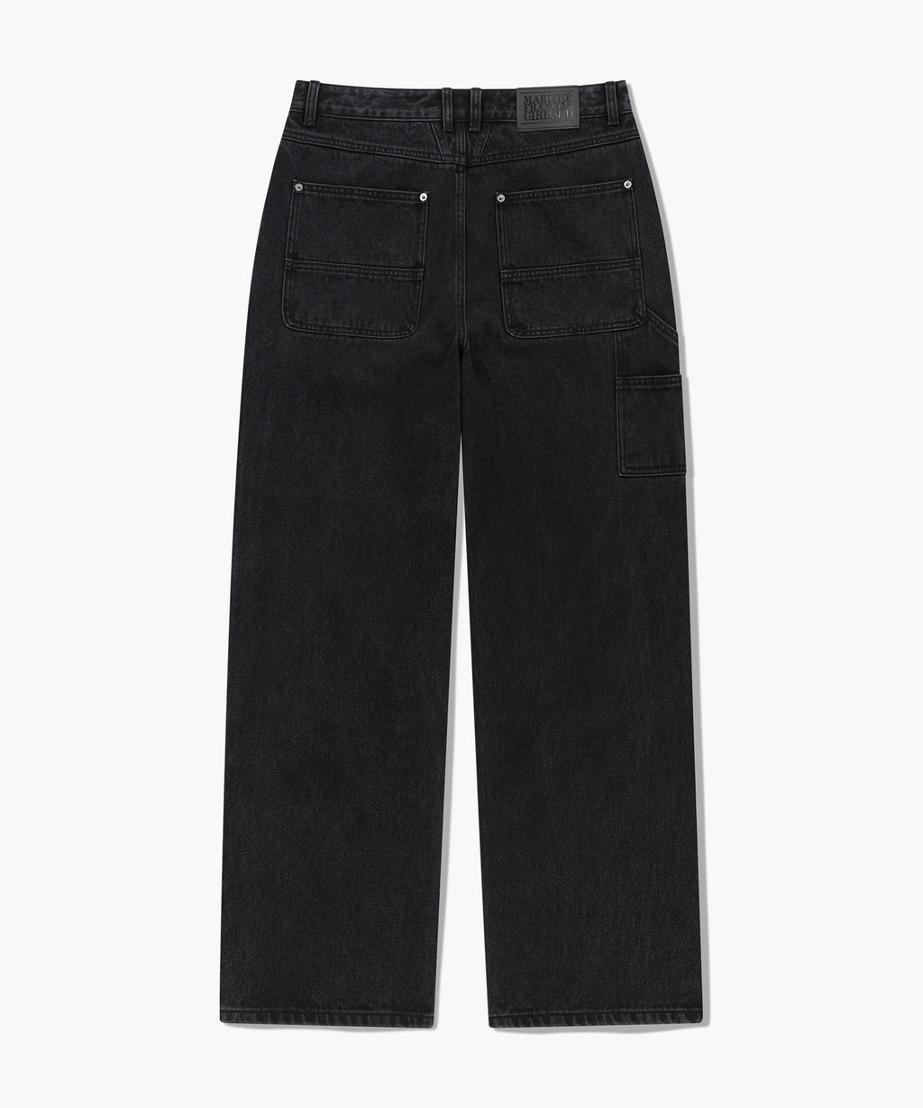 Marithe & Francois Girbaud - Double Knee Carpenter Denim Pants (Black) product image 7 | TRAB K-Fashion Australia