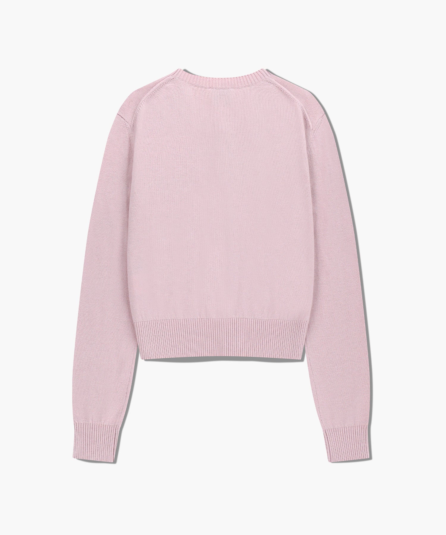 Marithe & Francois Girbaud - Half Knit Round Neck Cardigan Set Up (Pink) product image 7 | TRAB K-Fashion Australia