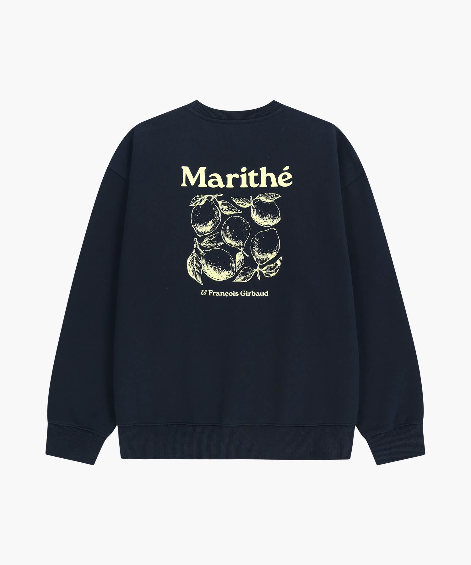 Marithe & Francois Girbaud - Lemon Graphic Oversized Sweatshirt (Navy) product image 7 | TRAB K-Fashion Australia