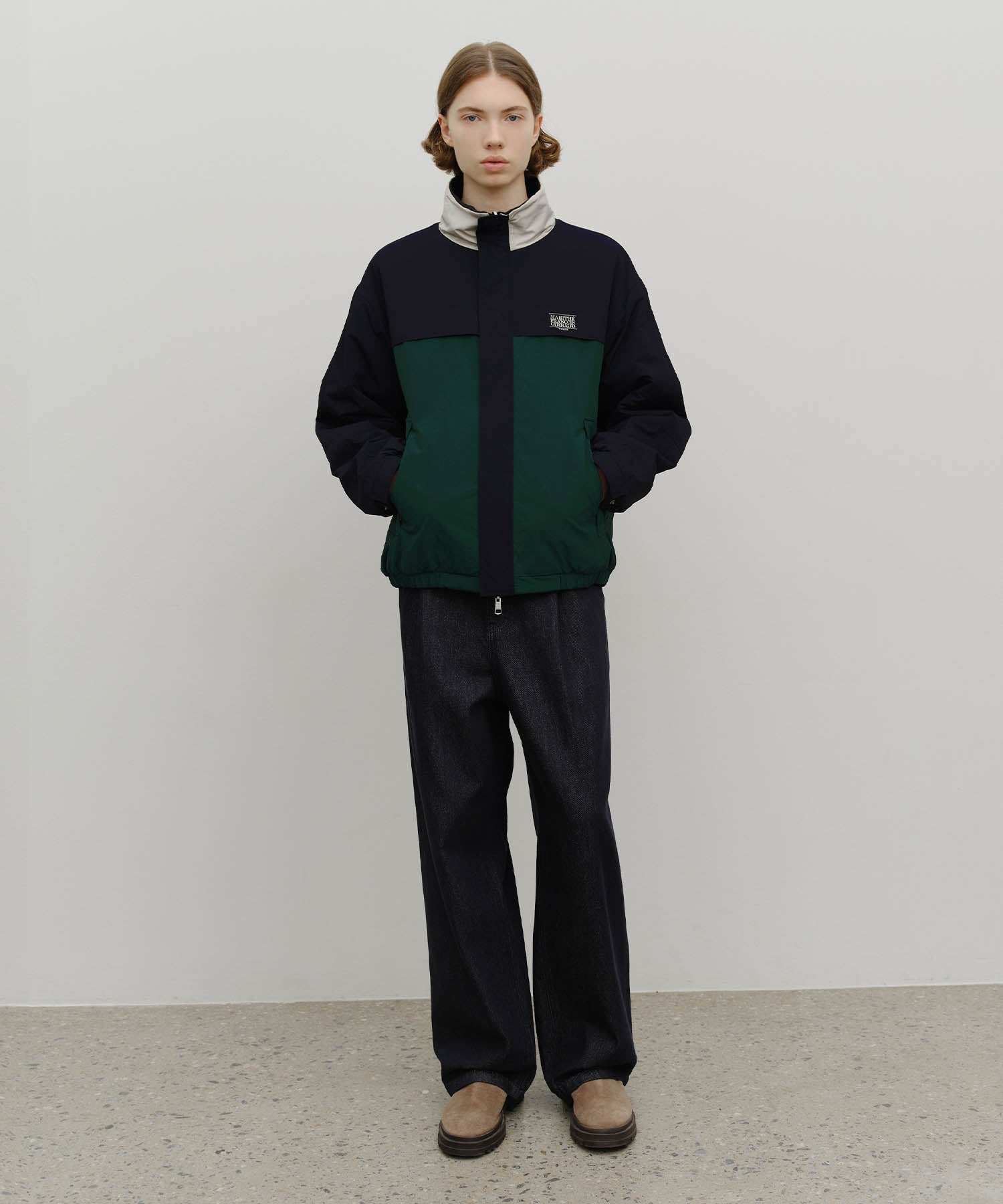 Marithe & Francois Girbaud - Classic Logo Reversible Sailing Jacket (Dark Navy) product image 7 | TRAB K-Fashion Australia